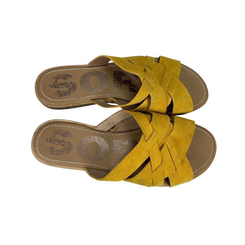 Sorel Ella Women Slide Flat Sandal Women Size 10